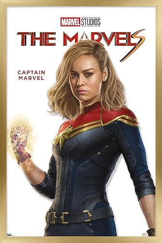 Miniatura 5 de Trends International Marvel The Marvels - Póster de pared de la serie Capitán Marvel Feature Series, 22.37 x 34.00 pulgadas, versión premium sin