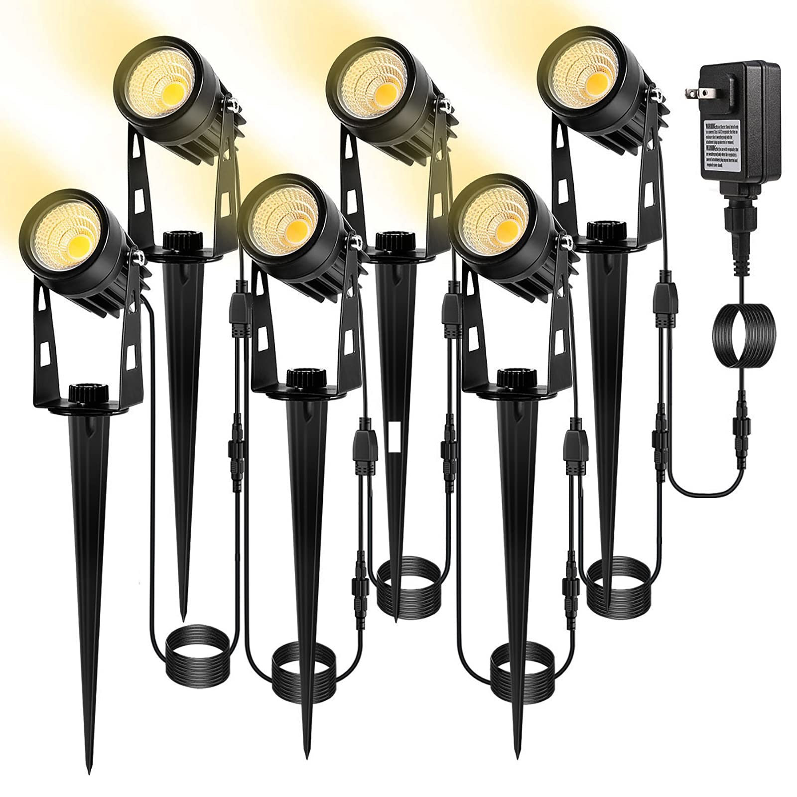 Buy Greenclick Landscape Lighting, 3W 12V Extendable Low Voltage 6 in 1