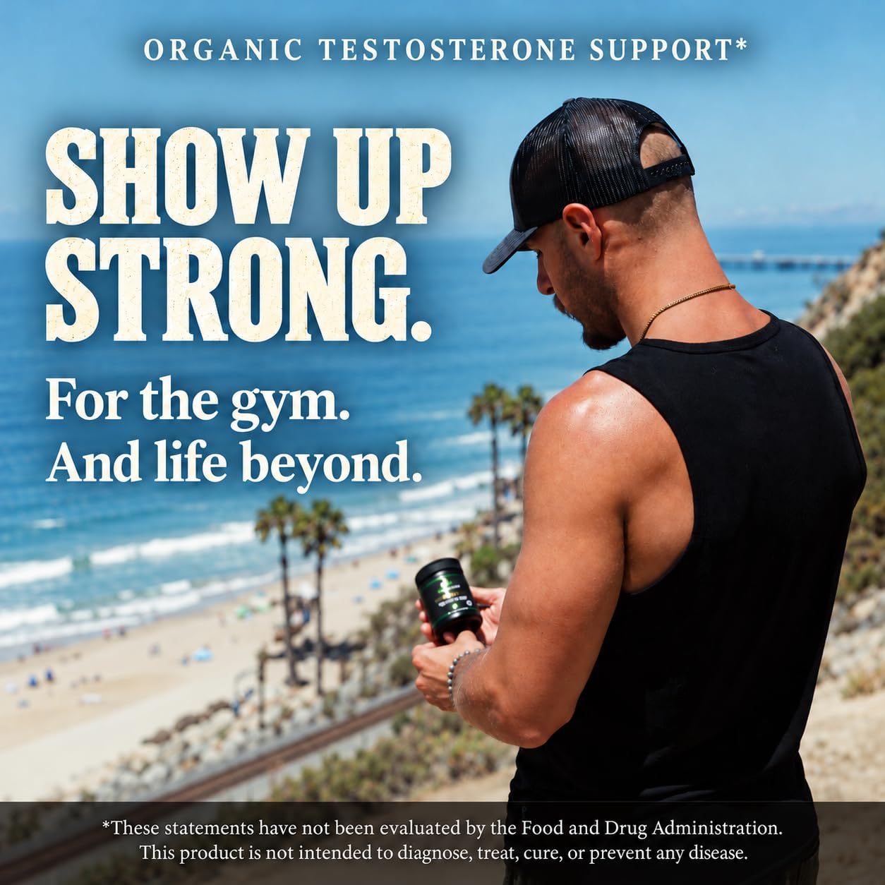 Organic Muscle Tongkat Ali for Men 500mg, USDA Organic, 60 Capsules — Amazon image 5