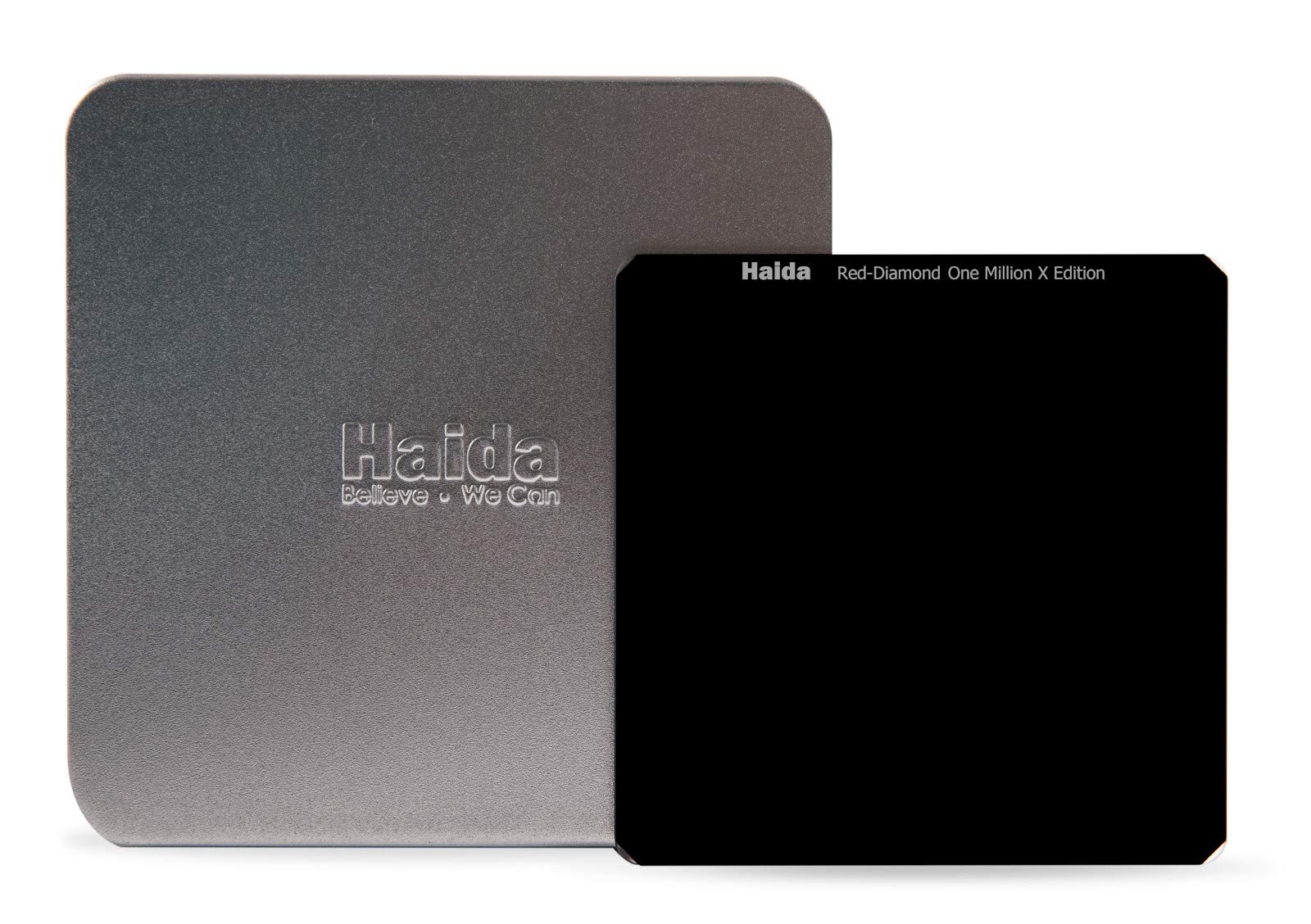 HaidaRed Diamond 100mm x 100 One Million X Edition Filter ND1000000 20 Stop ND Optical Glass 1000000x HD4611