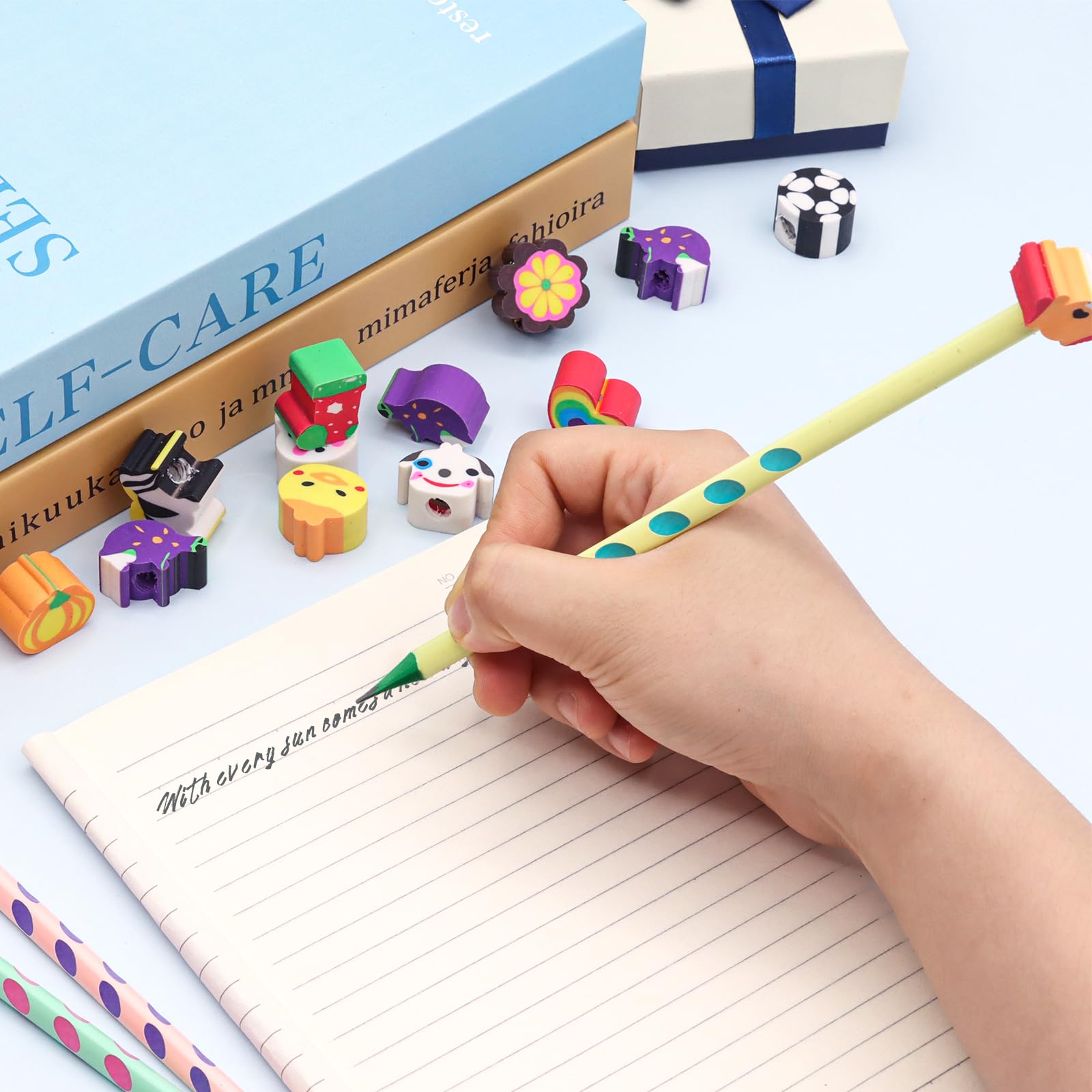 30 Matite Triangolari ZOCONE Con Gomma – HB, Colorate, Ergonomiche, Per Bambini Scuola Elementare - 2