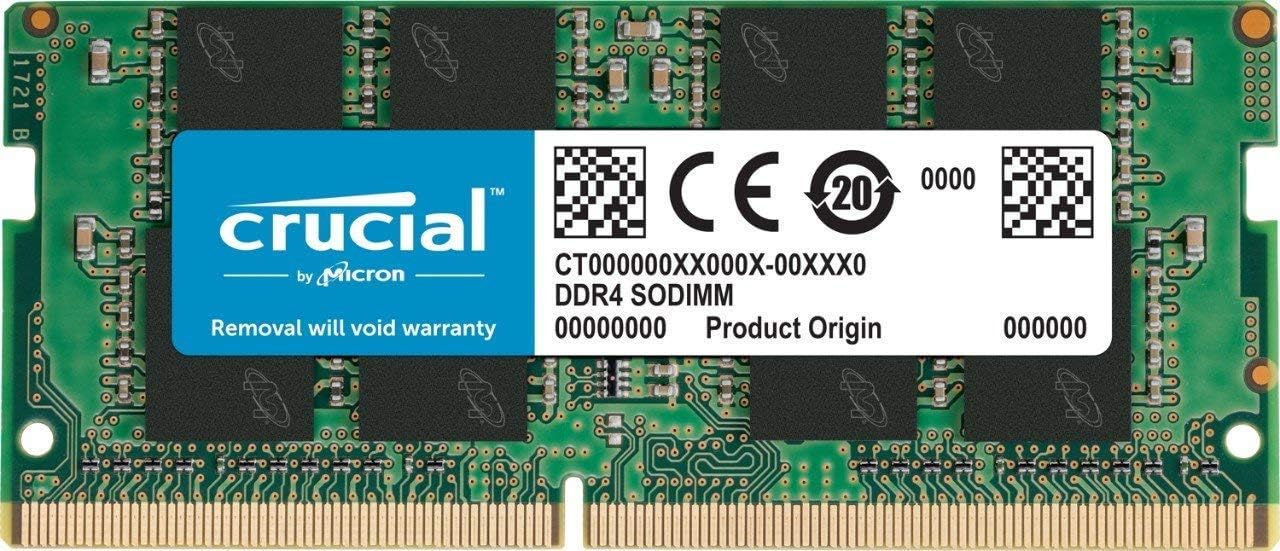 Crucial 4GB DDR4 1.2v 2400Mhz CL17 SODIMM RAM Memory Module for Laptops and Notebooks
