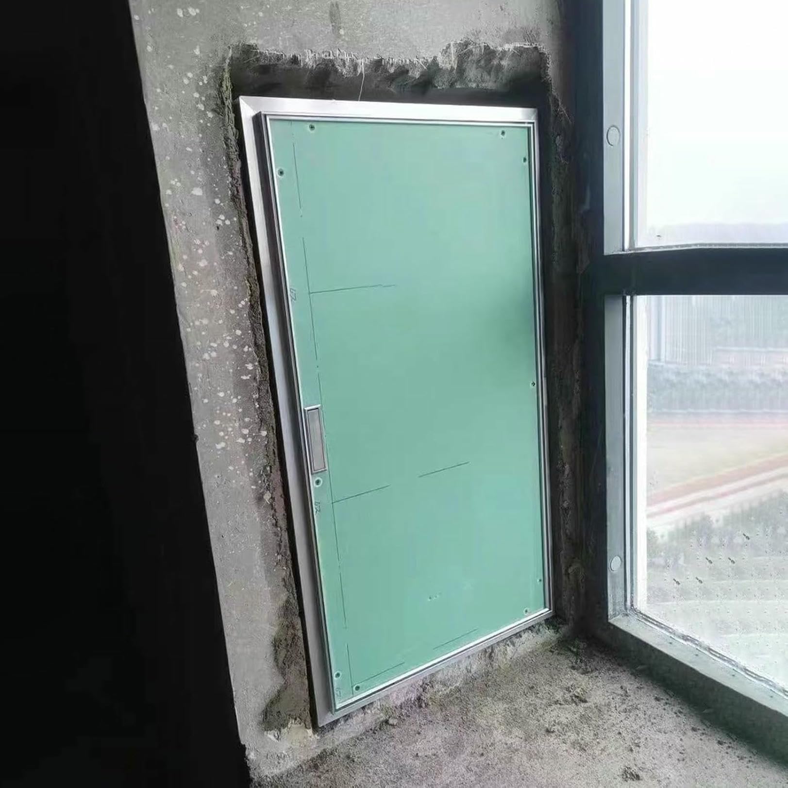 Puerta de acceso empuñada para ático con acabado premium invisible para plomería