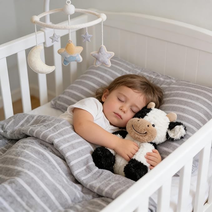 Hopearl Vaca de Peluche Suave 9 Pulgadas Regalo para Niños miniatura 4