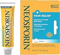 Vista 12 de Neosporin + Crema de doble acción para aliviar el dolor, 0.5 onzas