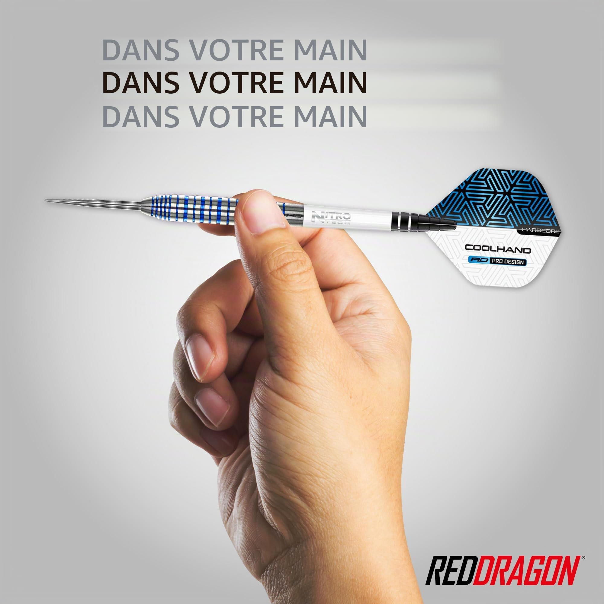 RED DRAGON Luke Humphries TX Series Premium Tungstène Darts Set avec Vols et tiges