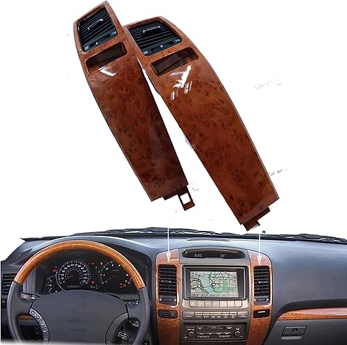 Panel de ventilación de aire con salida de aire acondicionado para Toyota PRADO Lexus GX470 2002-2009 55474-60040 (borgoña)