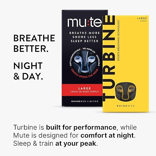 Miniatura 10 de Rhinomed Dilatador nasal de turbina para respiración atlética: mejora el flujo de aire durante el ejercicio