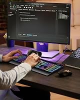 seenda KOE200 Vezetékes Ergonomikus Billentyűzet Csuklótámasszal, Mobiltelefon Tartóval, Háttérvilágítással - QWERTZ Kiosztás, PC/Mac Kompat 7