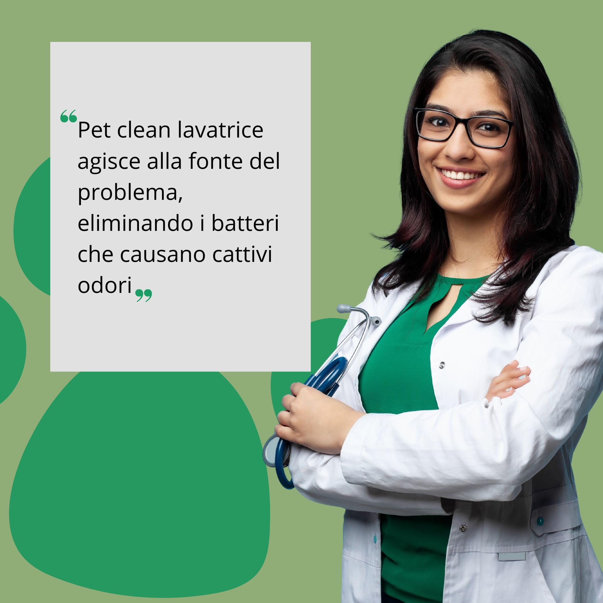Additivo Lavatrice per tessuti a contatto con Animali 6 bustine da 10gr, Igienizzante bucato naturale, Neutralizza Odori, Elimina Batteri, peli e biofilm, formula Atossica - 60 gr - Made in Italy