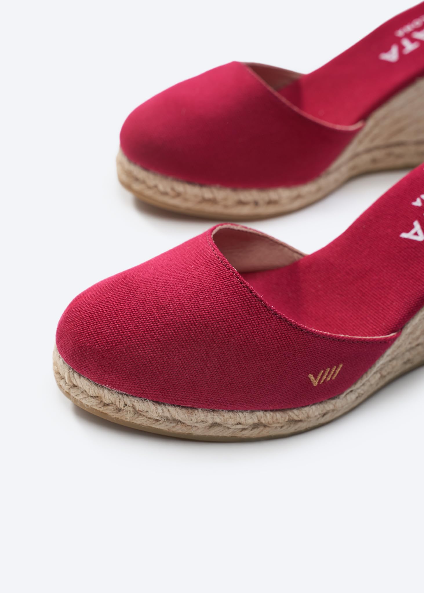 VISCATA - Fabrication Artisanale en Espagne - Escala Espadrilles Classiques pour Femme, Talon Compensé et Semelle Souple