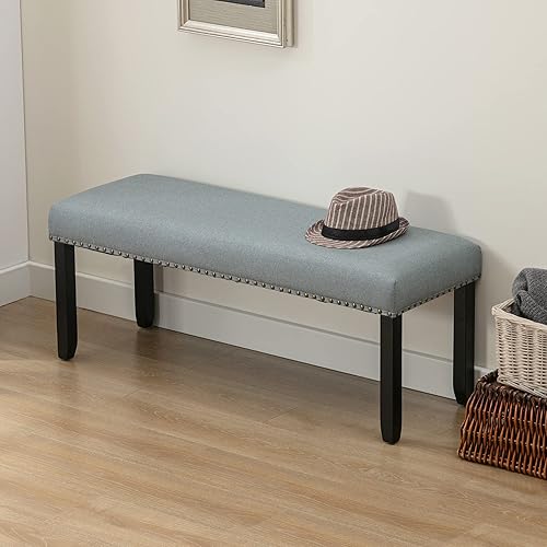 Miniatura 13 de Duhome Elegant Lifestyle - Banco con acabado de cabeza de clavo, color caqui, madera Caqui,Verde claro,https://www.amazon.com/dp/undefined