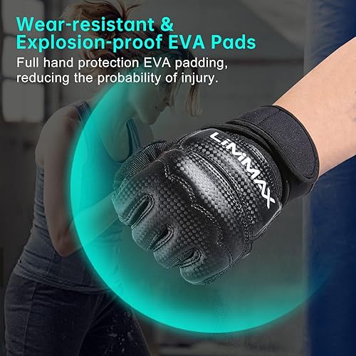 Miniatura 3 de LiMMAX Kickboxing Sparring Gloves TKD Gloves for Men Women Half Finger Boxing Gloves Fighting Gloves Boxing Gloves for Punching Bag Training Gloves