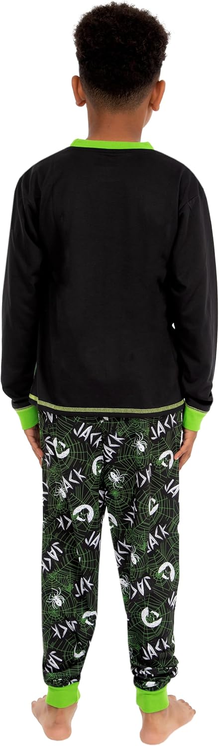 Disney Nightmare Before Christmas Pajamas | Jack Skellington Pajamas | Boys' Pajama Sets | Sizes 6 To 12