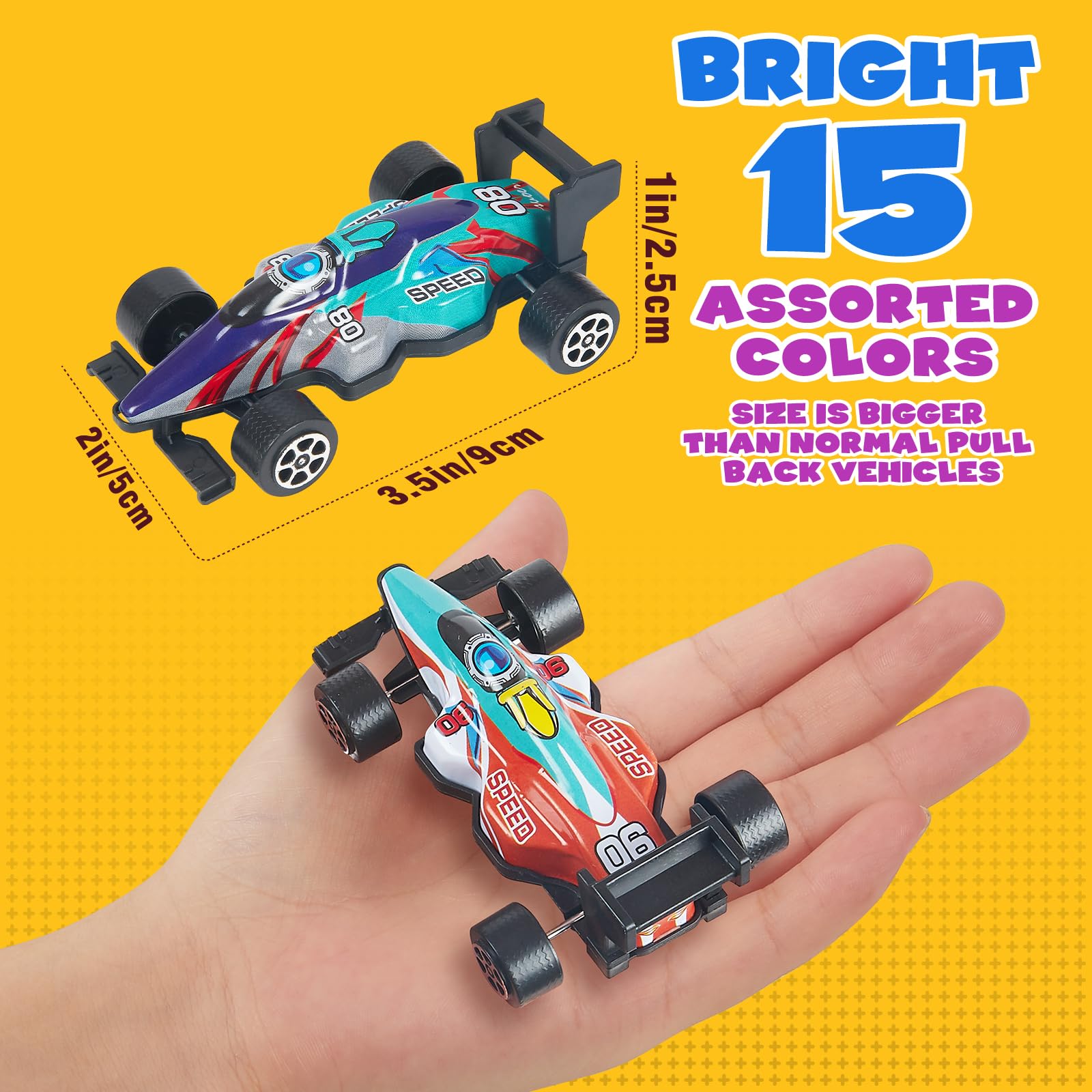 Amazon.com: YCCHENG Pull Back Cars 15 Pack 1:43 Toy Model Set