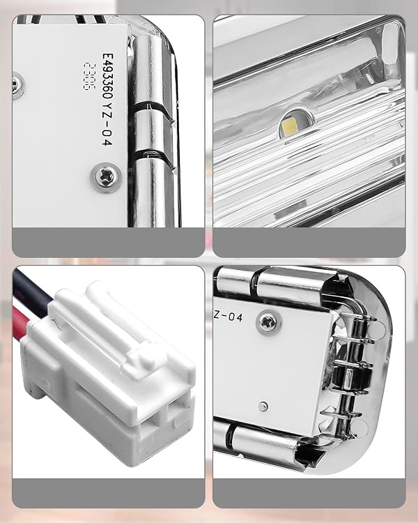 JUFZQO W11462342 Refrigerator LED Light Module Fit for Whirlpool Kitchenaid Jenn-Air, White Refrigerator LED Light Assembly Replace W10607479 W10843339 W10908166 4959065 AP6989197 PS16218086, 5 Pack by JUFZQO - Image 4