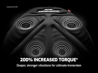 Next Level Racing Chair/Seat Accessory HF8 Pro - Haptic Gaming Feedback Pad Compatible with Dedicated Software 3.5mm Audio Jack and USB Connection NLR-G006 Domestic Genuine Product