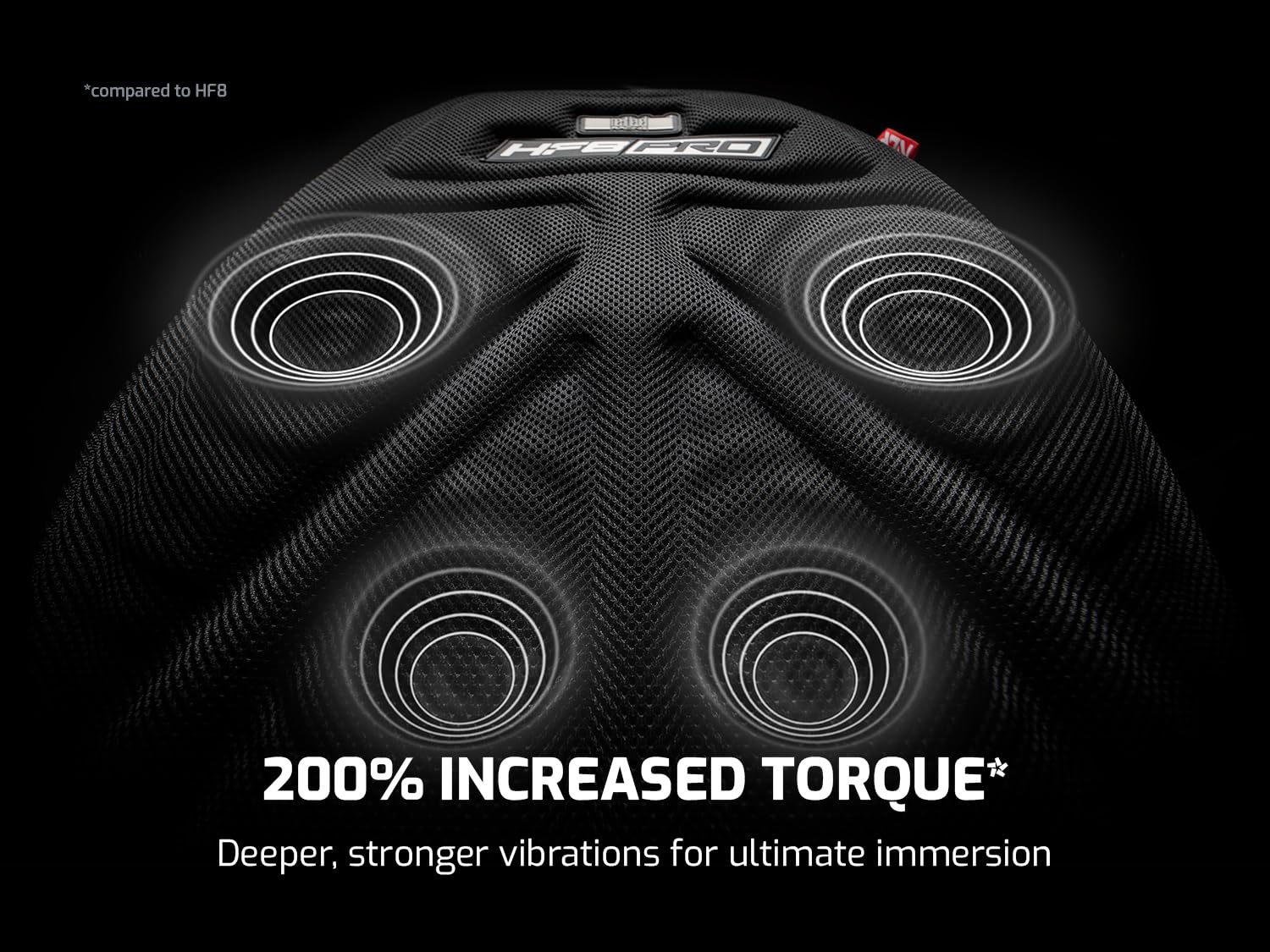 Next Level Racing HF8 Pro Haptic Feedback Tappetino da Gioco (NLR-G006)