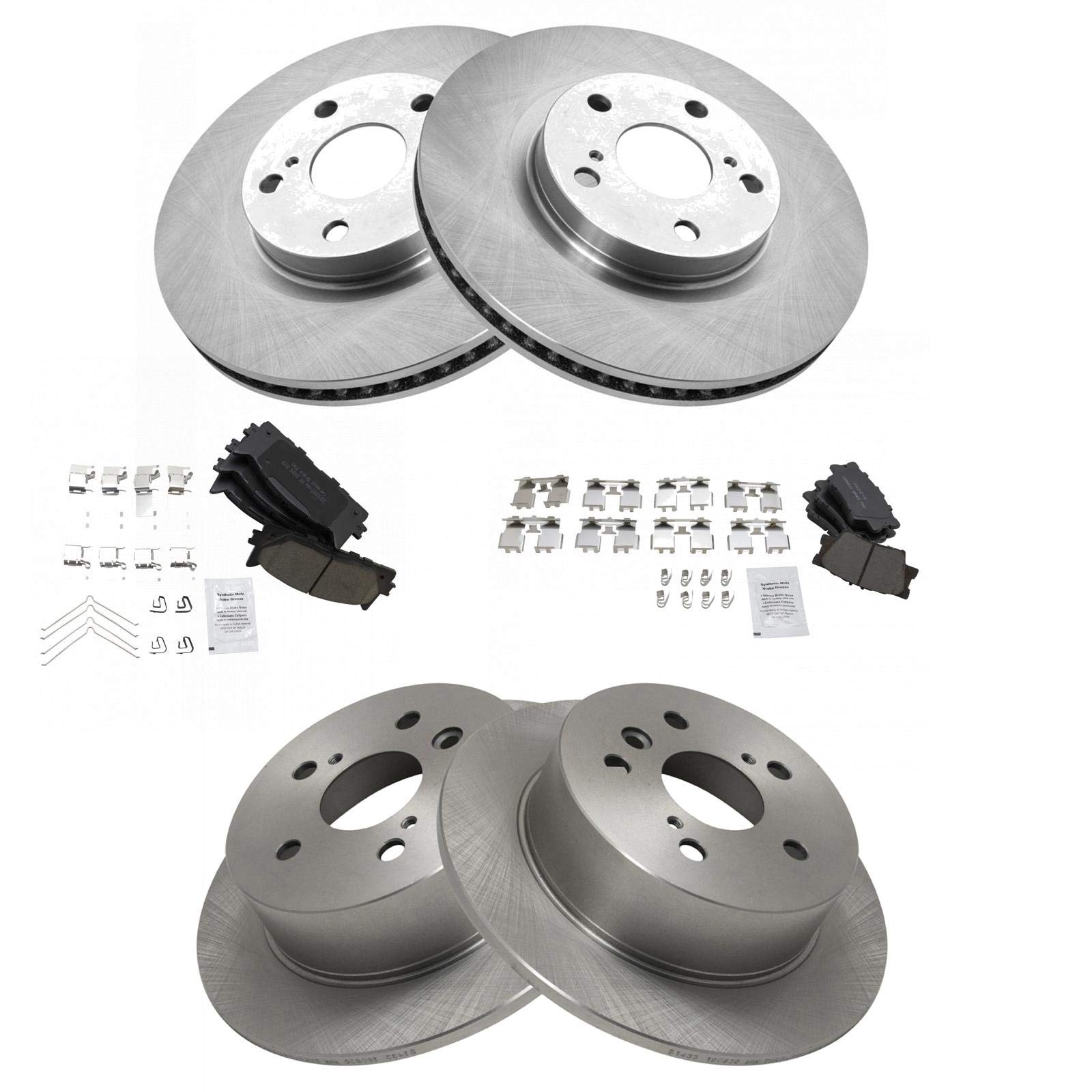 ami9622　0322 Amazon.com: TRQ Front and Rear Brake Pad & Rotor Kit Brake