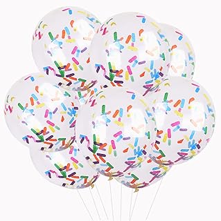 Sponsored Ad - Party Balloons Birthday Balloons Sprinkles Confetti Balloons Pack - Ice Cream Sprinkle Balloons.Latex Ballo...
