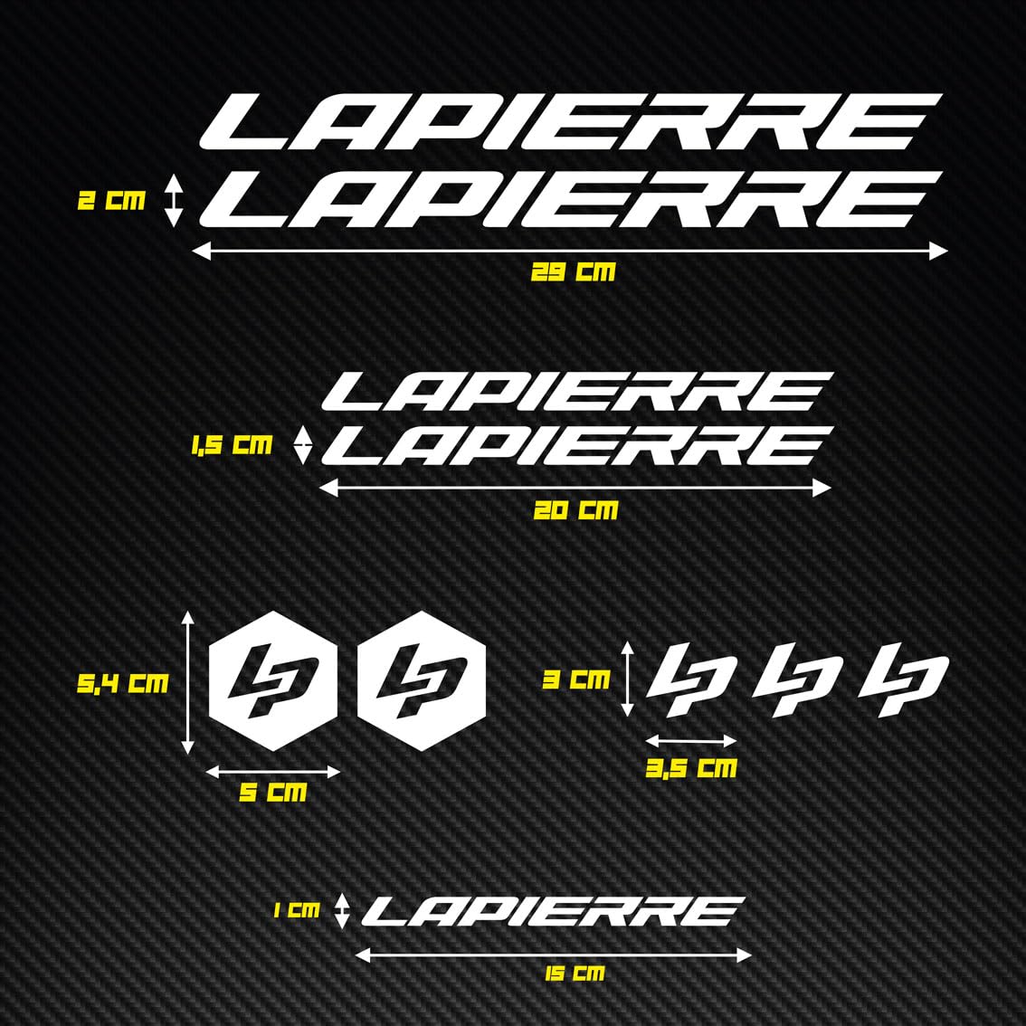 LAPI402 STICKERS DECALS LAPIERRE vélo bike bicycle