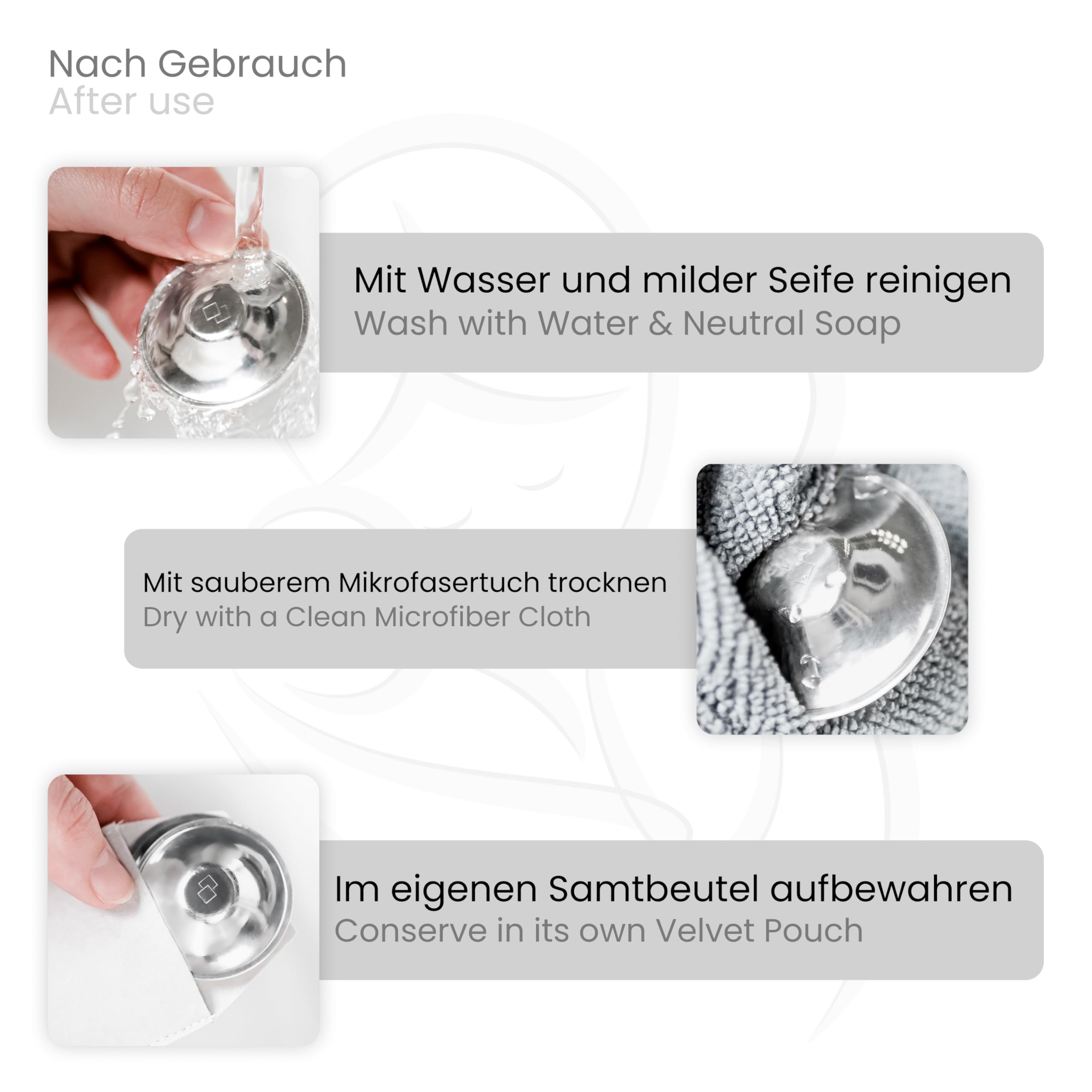 COVERbasics Silberhütchen Stillen (SilverCups) Stillhütchen aus Silber zum Schutz empfindlicher Brustwarzen, Medizinprodukt dermatologisch getestet (Regular)