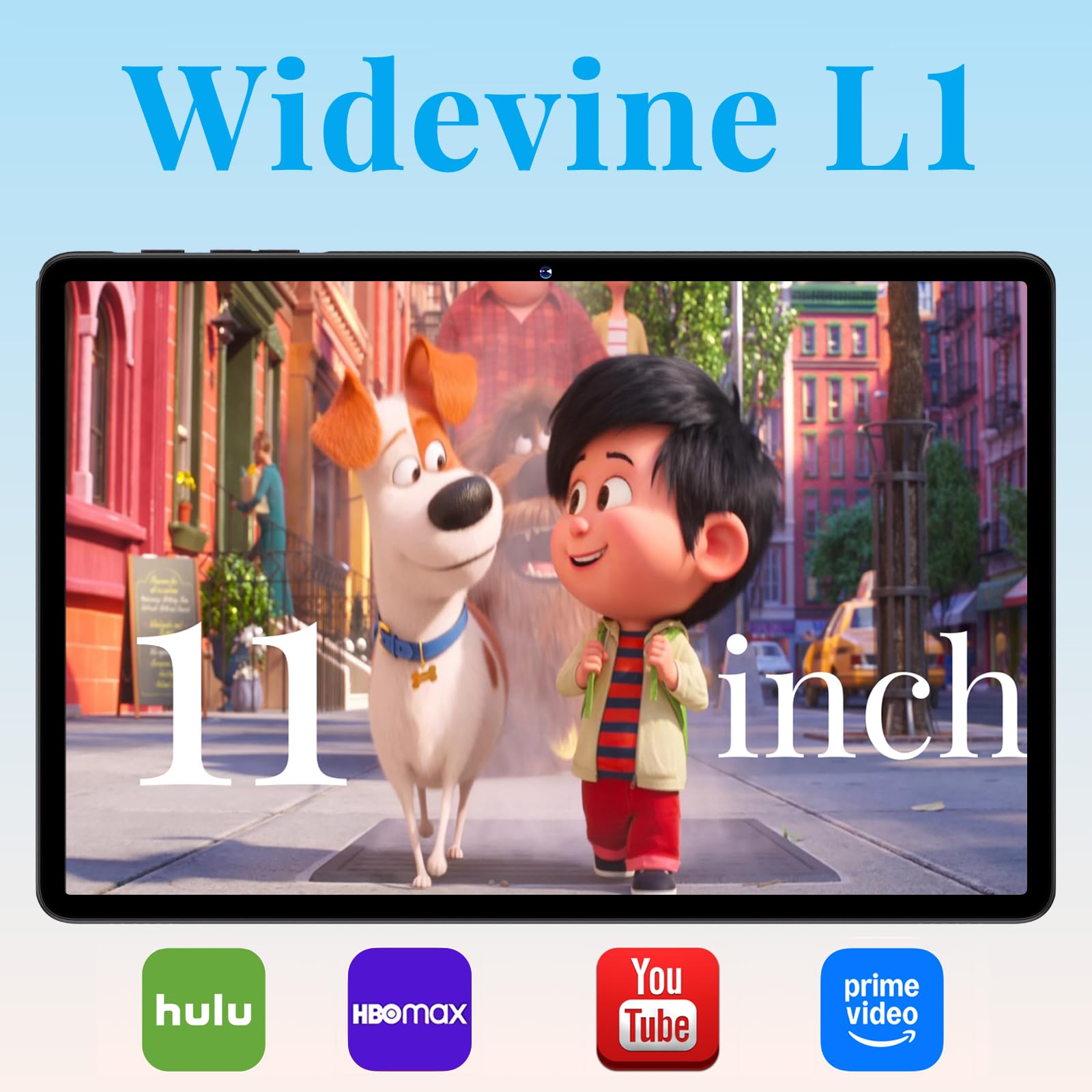 ZIOVO Tablet Android 14 Tablet 11 Pollici, 24GB RAM+256GB ROM (TF 1TB), 5G WFi Tablets, Supporto Widevine L1/Octa-Core 2.0 GHz/8000mAh/Corpo Metallico/13+5MP/BT5.0, Tablets con Custodia - Nero