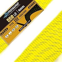 Vista 17 de Paracord 550 lb, cuerda de paracord de 7 hebras 1000 pies 4 mm, cuerda de paracaídas de nailon para acampar, verde oliva