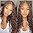 Bworto Chocolate Brown Lace Front Wigs Human Hair Deep Wave Curly 13x6 Hd Lace Frontal Wigs for Black Women Pre Plucked 20 Inch