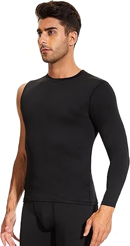 Miniatura 4 de Camiseta de compresión de baloncesto para hombre, con un brazo, manga larga, atlética, deportiva, entrenamiento, capa base