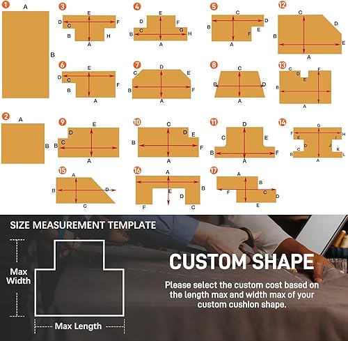 Miniatura 7 de Cojín de banco de tamaño personalizado, cojines de asiento de ventana para interiores, exteriores, muebles de patio, asiento de ventana, almohadilla