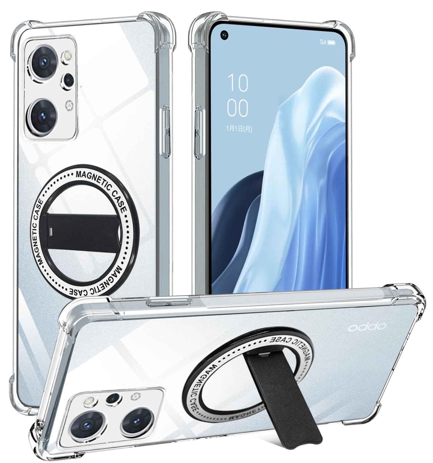 Amazon.co.jp: OPPO Reno7 A ケース MagSafe対応 クリア TPU 透明 薄型