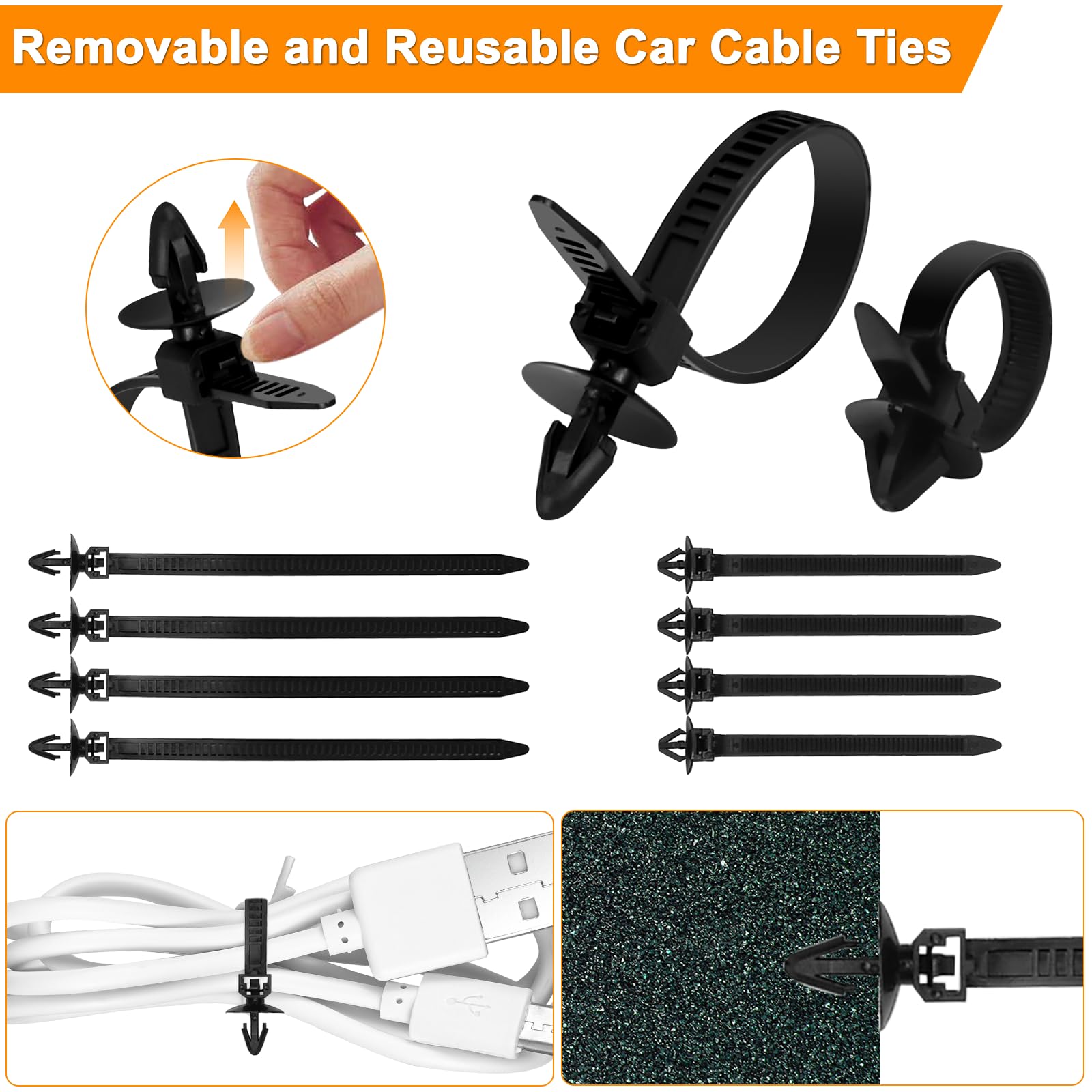 Set di 1420 Rivetti in Plastica per Auto - 32 Misure Universali di Clip di Fissaggio Auto,Clip di Fissaggio per Auto,Clip di Viti di Plastica,con Fascette,Distanziatori e Accessori per Utensili