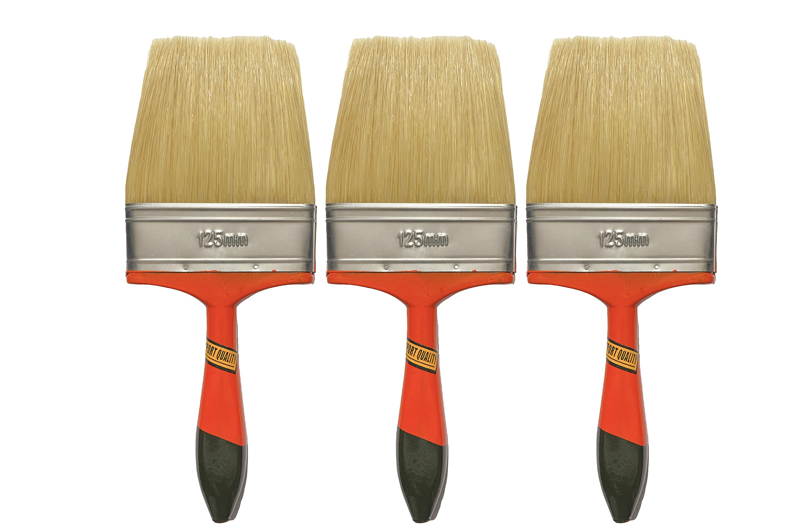super brush 5 inch (125mm) Paint Brush for Wall Painting Oil Painting Enamel Painting Orange and Cream Color ONLY (Pack of 3) (B0B4P77YM5) Amazon Price History, Amazon Price Tracker