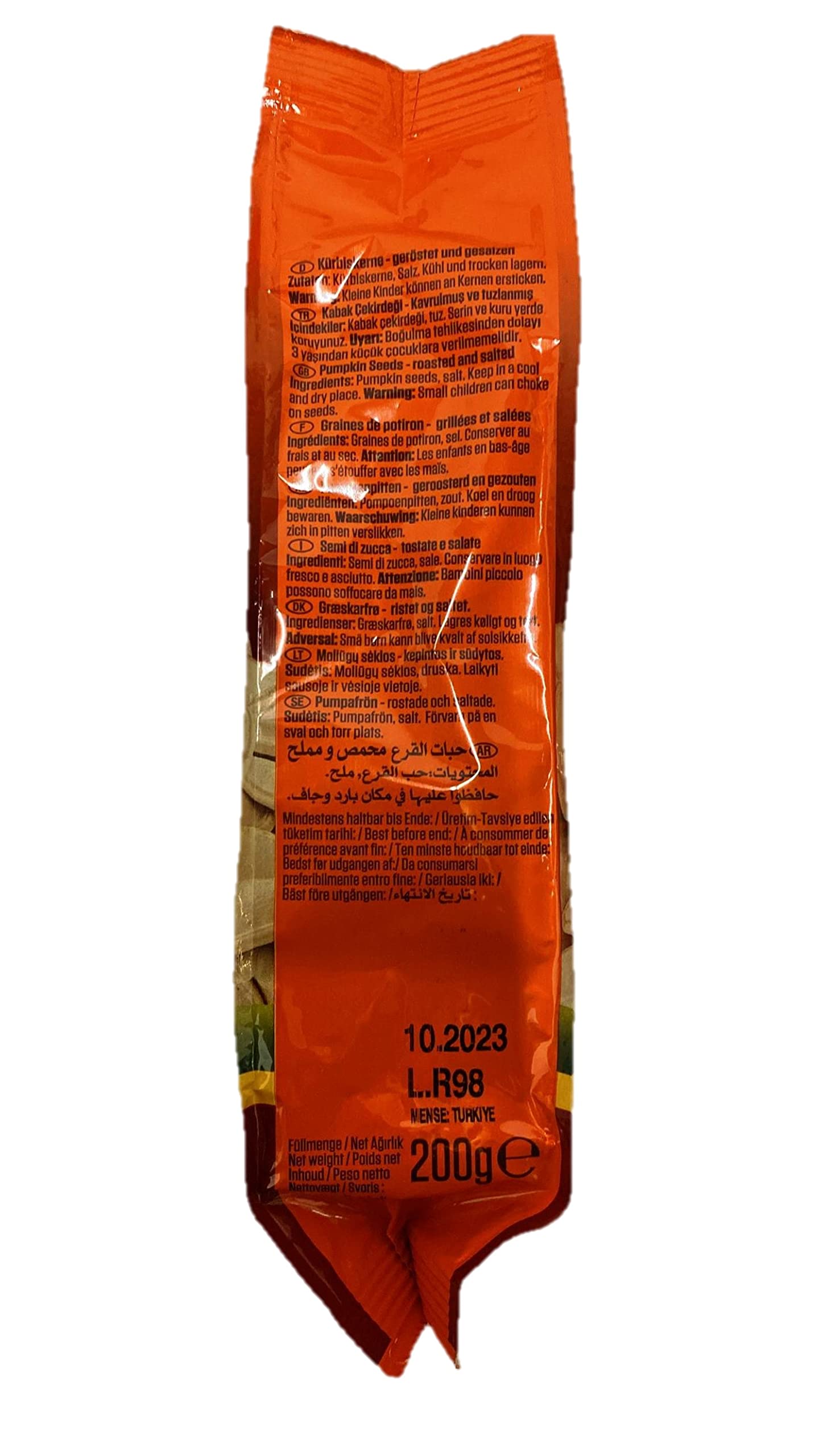 SUNTAT Kürbiskerne ungeschält geröstet & gesalzen 4er Pack (4 x 200 g Packung)
