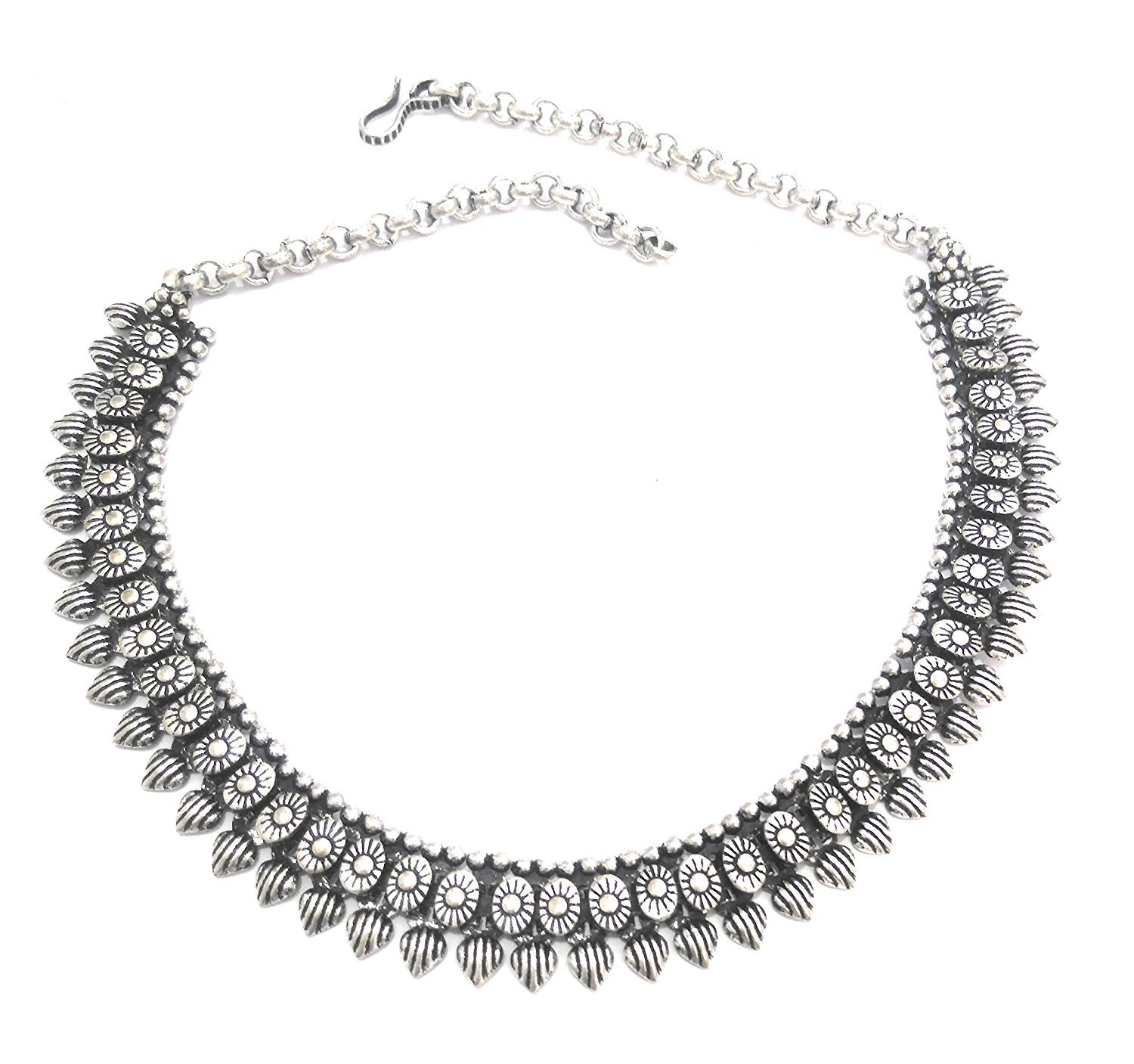 Necklace Indian oxidized silver for 