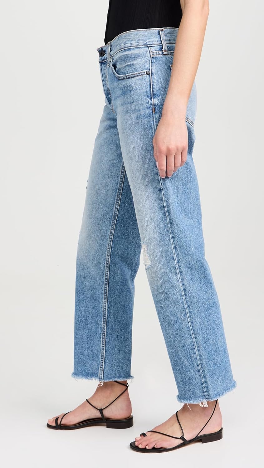 ASKK NY Women's Low Rise Straight Jeans - Image 4