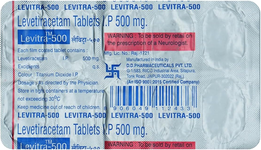 Levitra 500mg - Strip of 10 Tablets