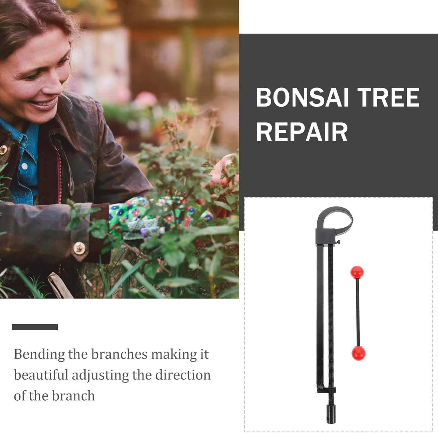 Bonsai Tree Tools Tree Branch Repair Bonsai Branch Benders Kit Tool Cutter Garden Succulent Mandala Shears Plant Care Nipper Grafting Bender Set Soil Hand Clippers Dotting Trimmer