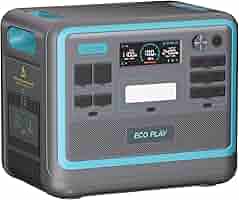 発電機・ポータブル電源 Eco Play 2400W Portable Power Station Amazon.com : Eco Play SYD2400 Portable Power Station with