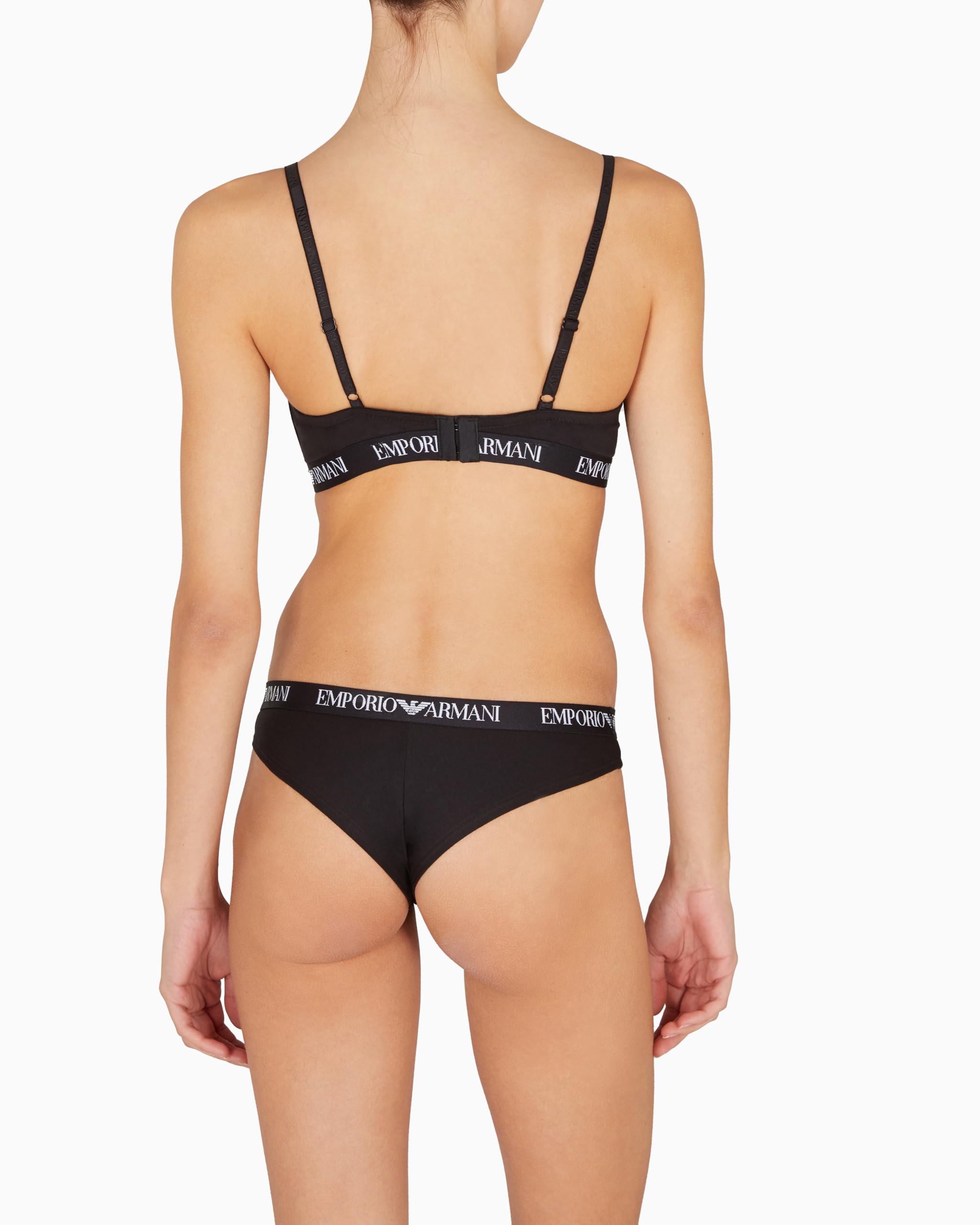 Emporio Armani 2-Pack Brazilian Sottoveste a Gonna Donna (Pacco da 2)