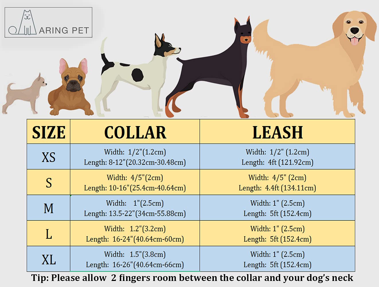 ARING PET Dog Collar and Lead Set, Rose Red Velvet Dog Collar and Leash with Metal Buckle - Image 4