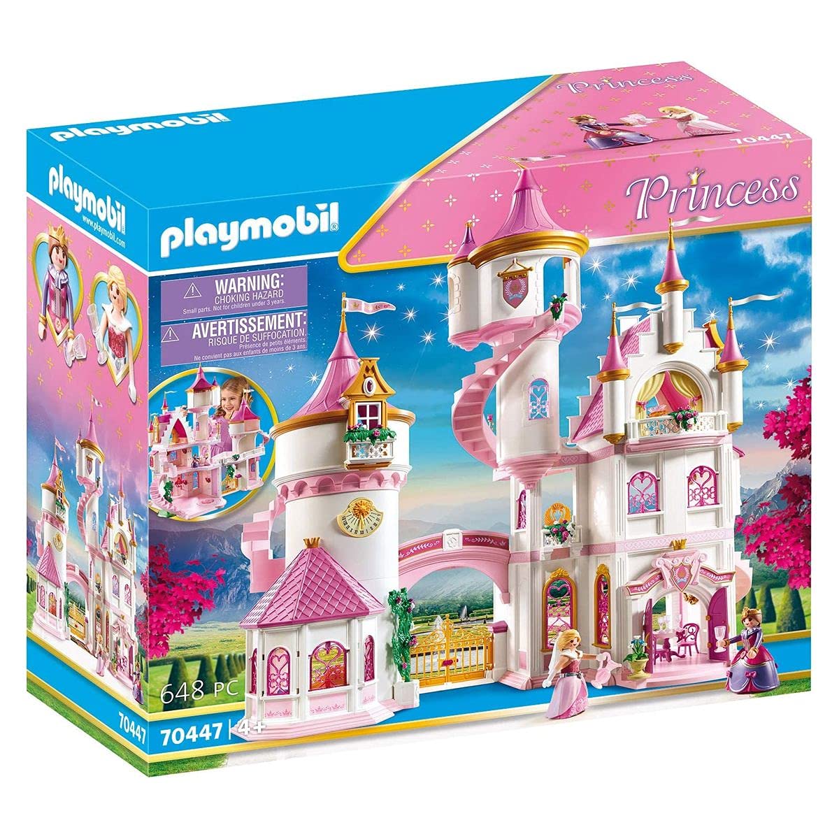 PLAYMOBIL 70447 Large Princess Castle, for Children Ages 4+