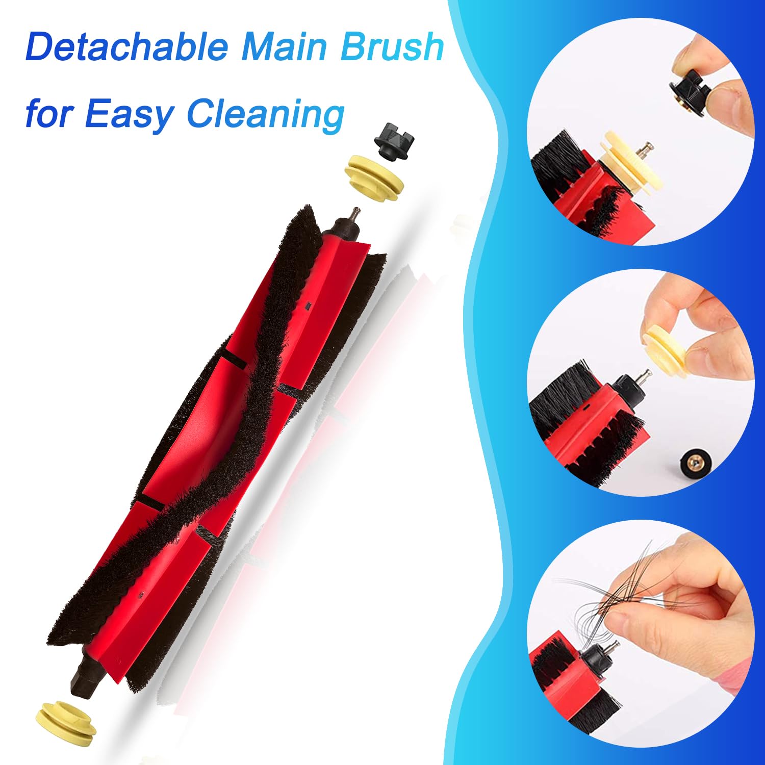 Roborock S5 Kit Filtro E Spazzola Per Roborock S6, S6 MaxV, S5 Max - Foto 11