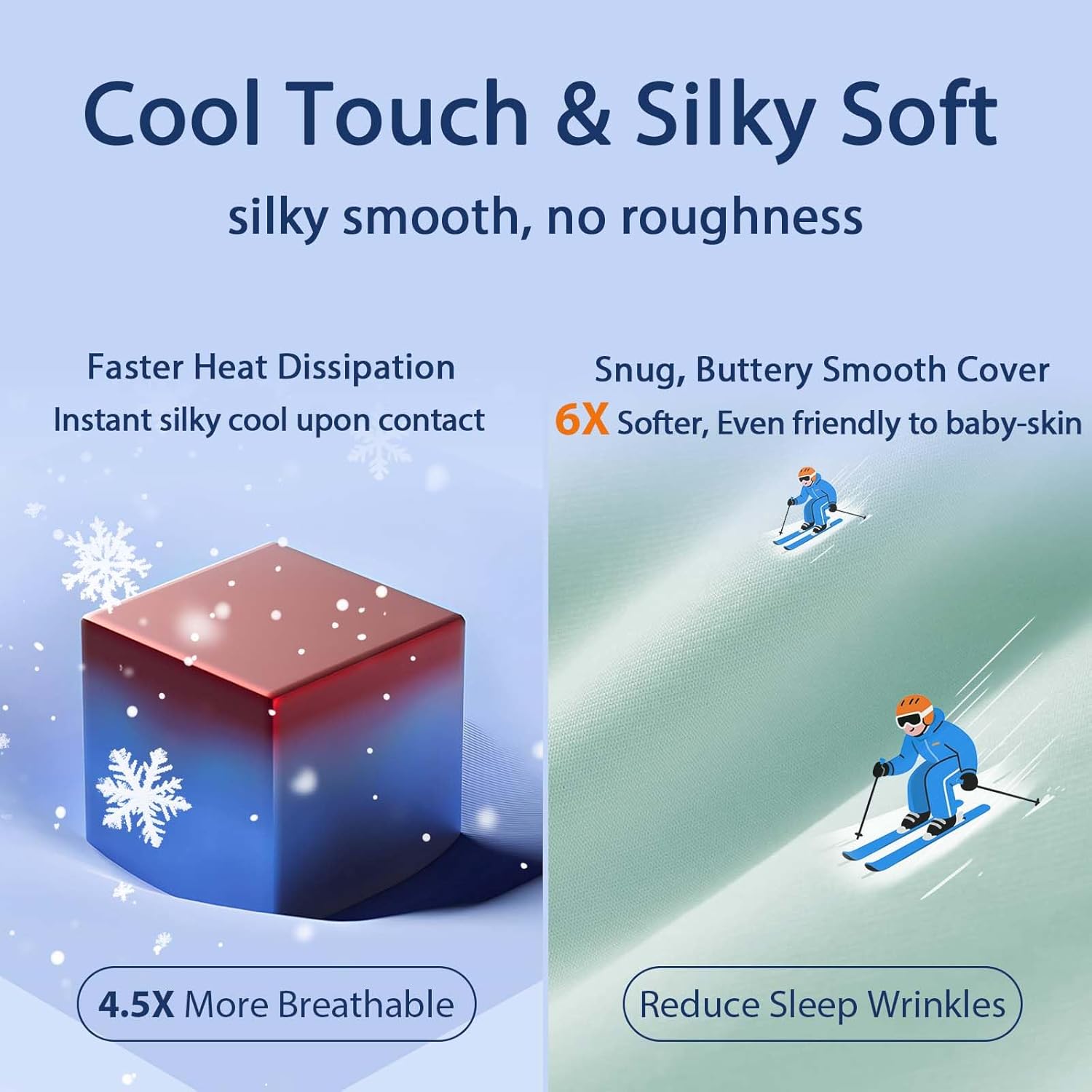 Silky Soft Pillows Queen Size Set of 2, Luxury Hotel Down Alternative Bed Pillows 2 Pack for Side Back Stomach Sleepers, Gusseted Supportive, Machine Washable, Cooling Green, 20" x 30" - Image 5