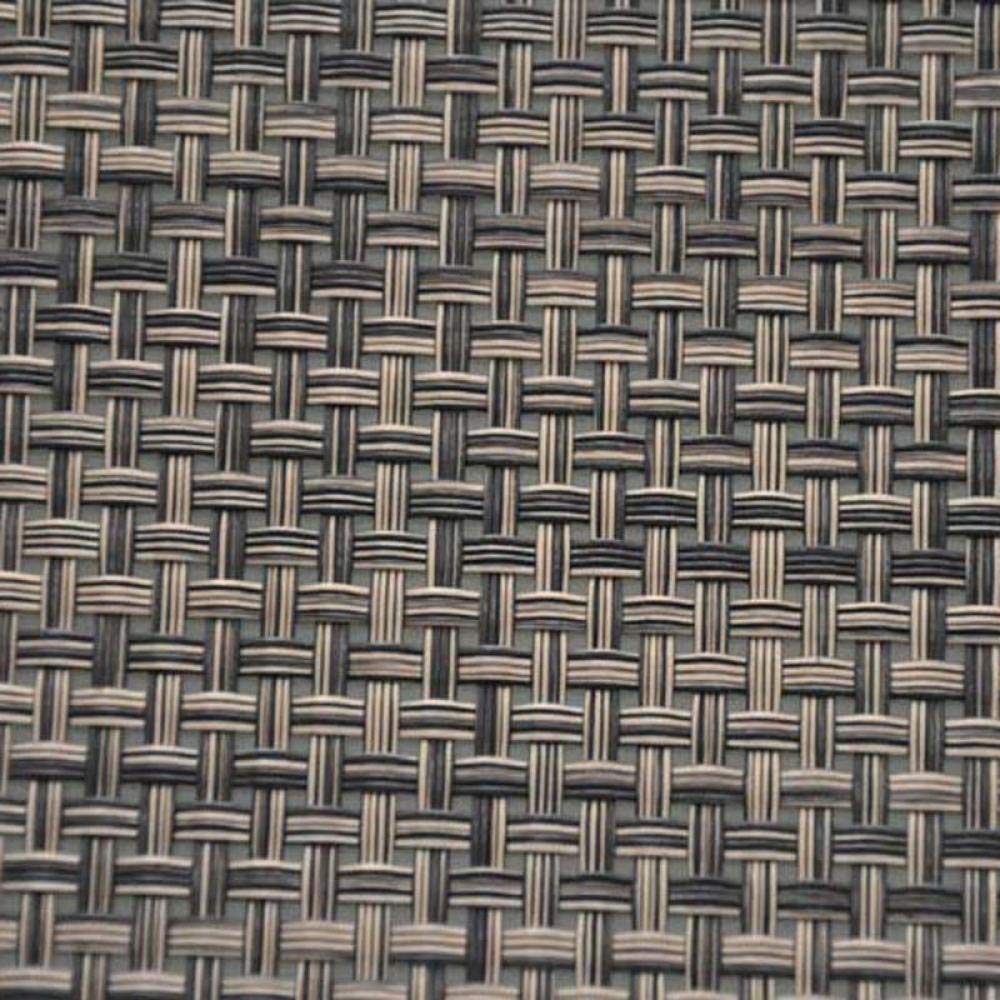 Sottobicchieri in Silicone, Tovaglietta for Esterni, tovaglietta for Tavolo da Pranzo for Bambini, Isolante in PVC - Grove Grey(4 Woven Black Coffee)