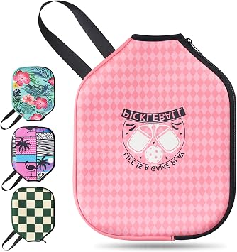Pickleball Paddle Cover, Neoprene Sleeve 11.8 x 9.05 in
