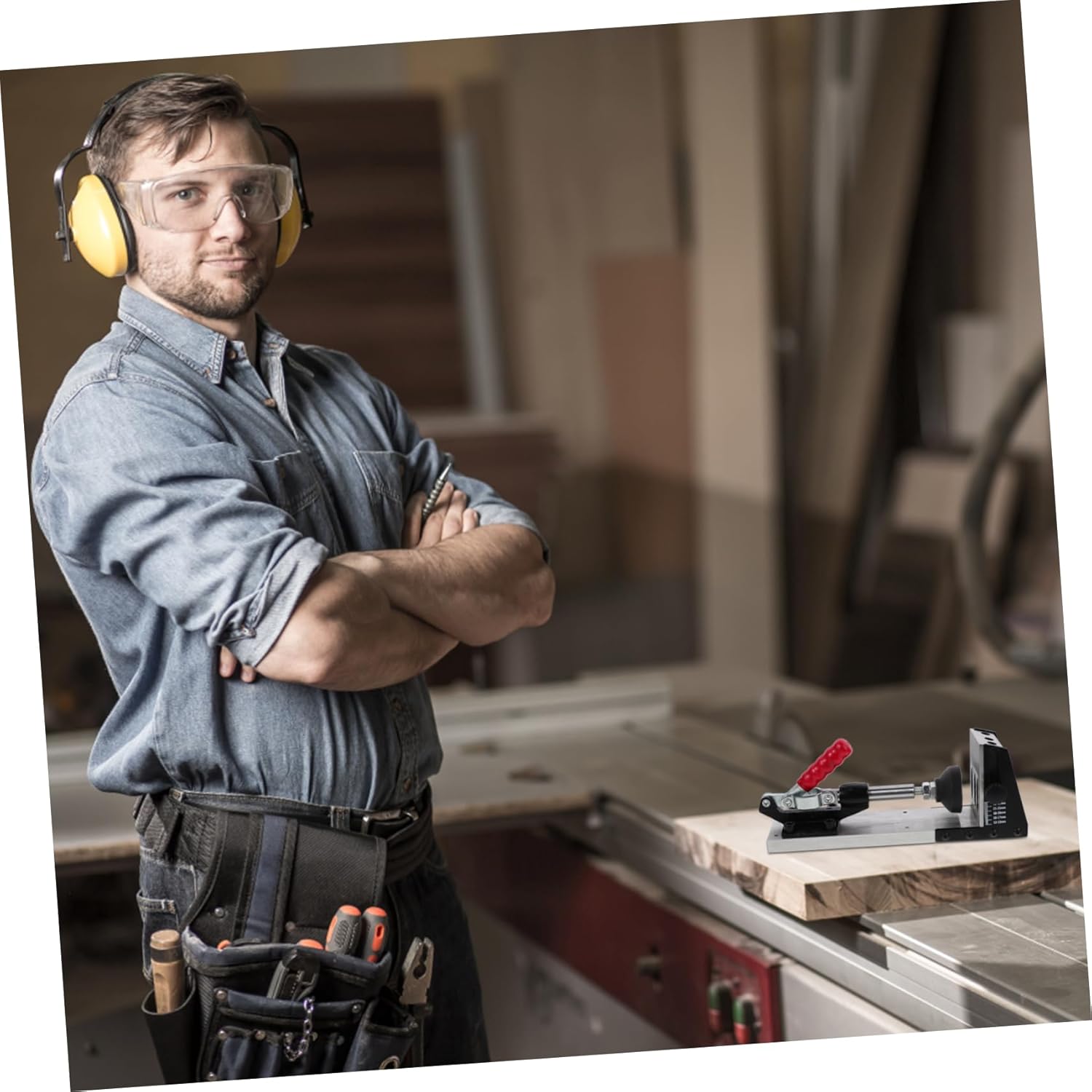 Woodworking Inclined Hole Opener Kit Adjustable Oblique Hole Locator for Accurate Drilling 1 Set Drill Positioner for Carpentry Projects