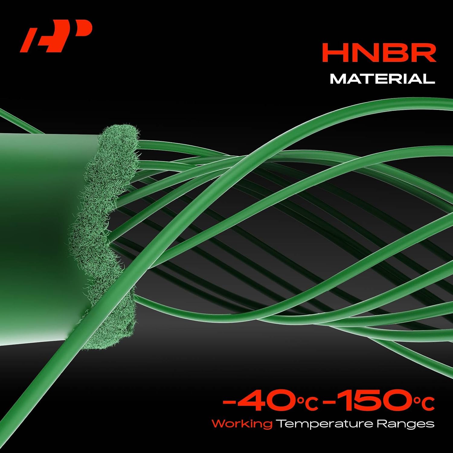 A-Premium 100Pcs AC O Rings Kit | for Exact ID (10.67±0.13mm) Exact CS (2.03±0.08mm), HNBR