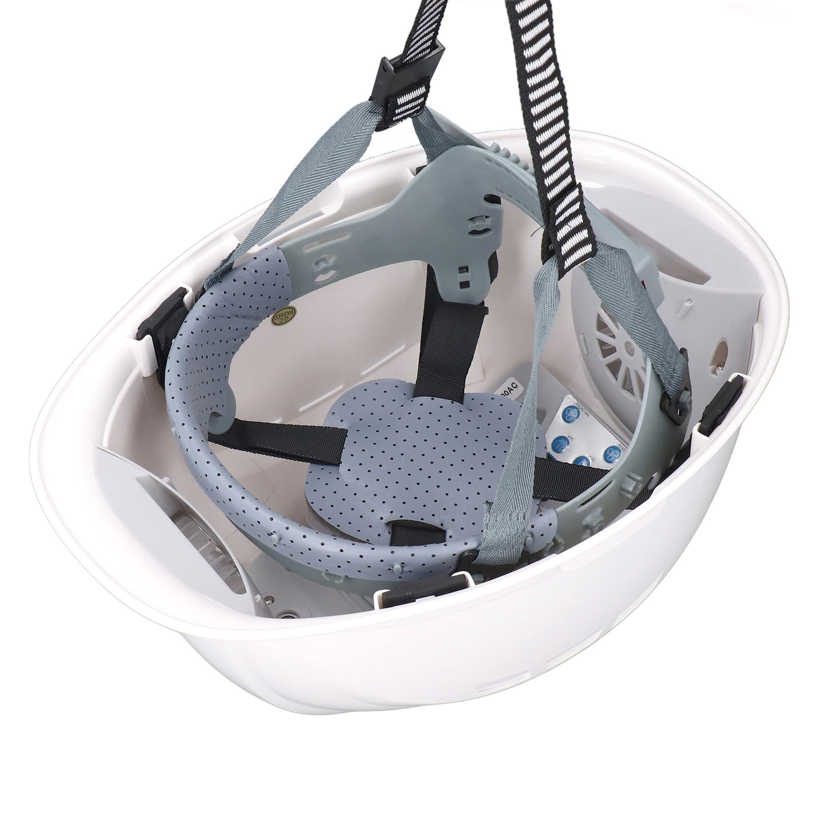 Casco duro, casco de seguridad con ventilador y casco de seguridad ligero transpirable para trabajos de construcción